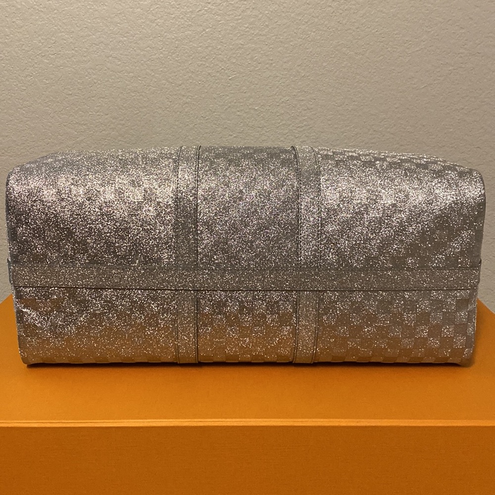 Louis Vuitton Glitter Damier Keepall Mens LV SS22 Runway by Virgil Abloh - Picture 11 of 17